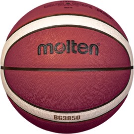 Molten Basketball B6G3850 TOP Training Ball, Synthetic Leather, 12 Squares, Size 6