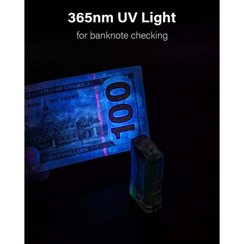 RovyVon Angel Eyes E8 Keychain Flashlight, 700 Lumens, AAA Battery