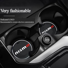 nismo Nissan Non-Slip Coaster X-Trail Serena Elgrand Bluebird Teana Kicks Diz Note Aura Aria Lukes Leaf NV100 Clipper NV350 Caravan Drink Holder Luminous (Nissan)