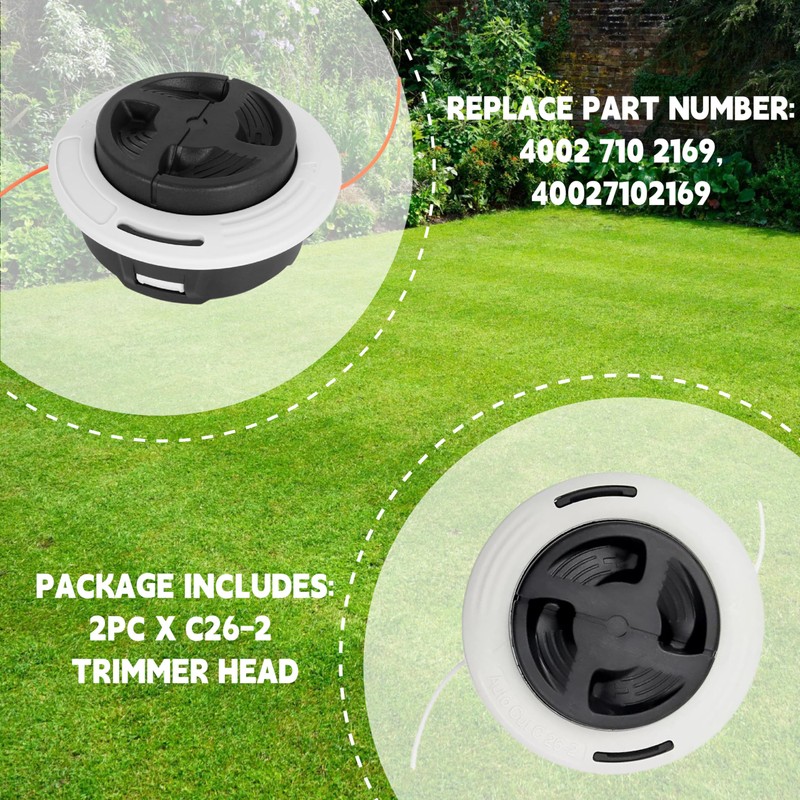 HSKLAADC C26-2 Trimmer Replacement Head 4002 710 2169 for Stihl