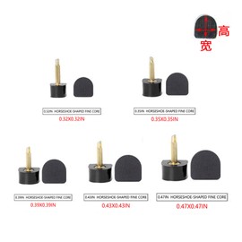 U Shaped Heel Cap Cover Shoe Replacement High Heel Caps Protectors Heels Tips Replacement Dowels for High Heel Shoes 10 Pcs High Heel Tips Replacement Kit