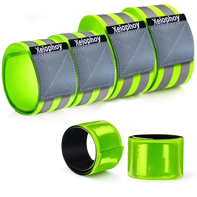 Xeiophoy Reflective Band for Night Running Walking, 6 PCS Premium