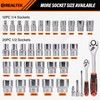 REALTEK 100 Piece Mechanic Tool Set, Car Tool Kit, Cr-V