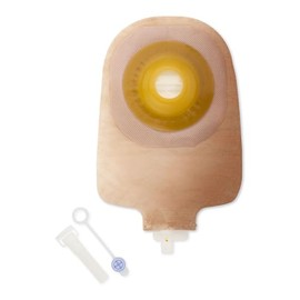 Premier Urostomy Pouch Drainable 1.125" Stoma 9"L 1pc System Ultra Clear 8485, 5 Ct