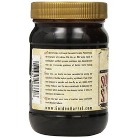 Golden Barrrel Sorghum Syrup Wide Mouth Jar, 16 oz ( Pack May Vary )