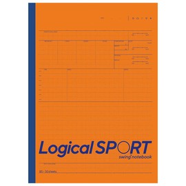 Nakabayashi Logical Sports Notebook, B5, Orange No-B590AOR