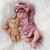 BABESIDE Lifelike Reborn Baby Dolls Girl - 17-Inch Soft Body