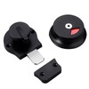 Commercial Restroom Door Handle with Indicator Lock, Available or Occupied