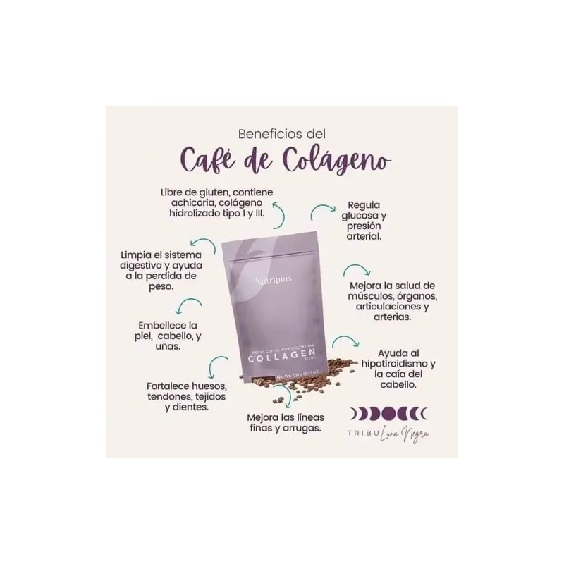 Café Con Colágeno Nutriplus /farmasi/soluble/istantáneo