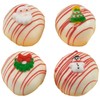 Lucks Dec-Ons Molded Sugar/Cup-Cake Topper, Christmas Charms Assortment, 5/8 Inch