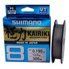 SHIMANO Kairiki 8, 300 metres, light grey, 0.190 mm/12.0 kg,