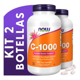 Kit 2 Vitamina C | Bioflavonoides | 250 Caps Veganas