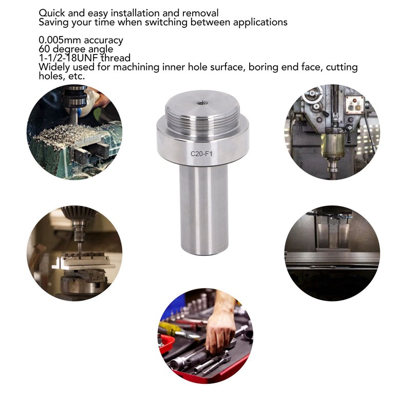 Boring Head Shank Straight 1/2‑18UNF Thread High Carbon Steel Milling