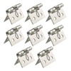 ZRM&E 8pcs Self Locking Spring Hinge 1" Spring Iron Hinge
