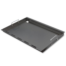 SafBbcue Genesis II E-310 Full-Size Griddle,Genesis II 300 Series GS4 Gas Grills Flat Top Grill Insert with Handles for Weber Genesis II E/S-310/315/325/330 LX S/E-340,Part Number #6788,Nonstick Steel