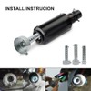 Riloer Universal Exhaust Muffler Pipe 60 mm Motorcycle Exhaust Muffler