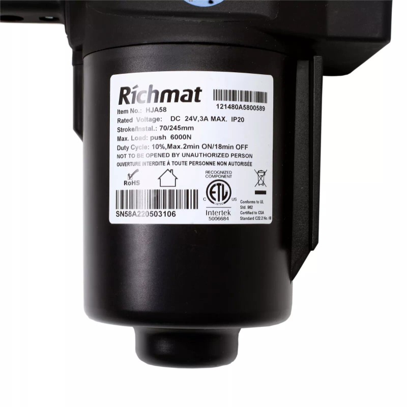 Richmat Adjustable Bed Richmat Model HJA58 Foot Actuator 8 Pin