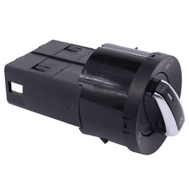 HouYeen Chrome Headlight Light Switch Control Button for Alhambra Bora Golf Lupo New Beetle Polo