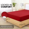Utopia Bedding Utopia Bedding Fitted Sheet Double, Red - Deep
