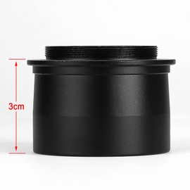 SOLOMARK 2" Telescope Camera Adapter with Filter Threads - to T2 for SLR/DSLR Cameras -Attach Your Camera to Telescope （Length 3cm)