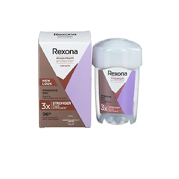 3 x Rexona Deo Cremestick Women Maximum Protection - Sensitive Dry - 45ml