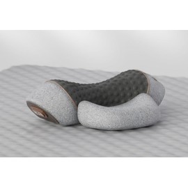 Feelhap Nackenmassagegerät Elektrisch mit Wärme, 2025 Aktualisieren 3-in-1 Nackenmassagekissen, Entspannungskissen für Nacken, Zervikales Massagekissen, Nackentraktion Schulterkorrektor (Hellgrau)