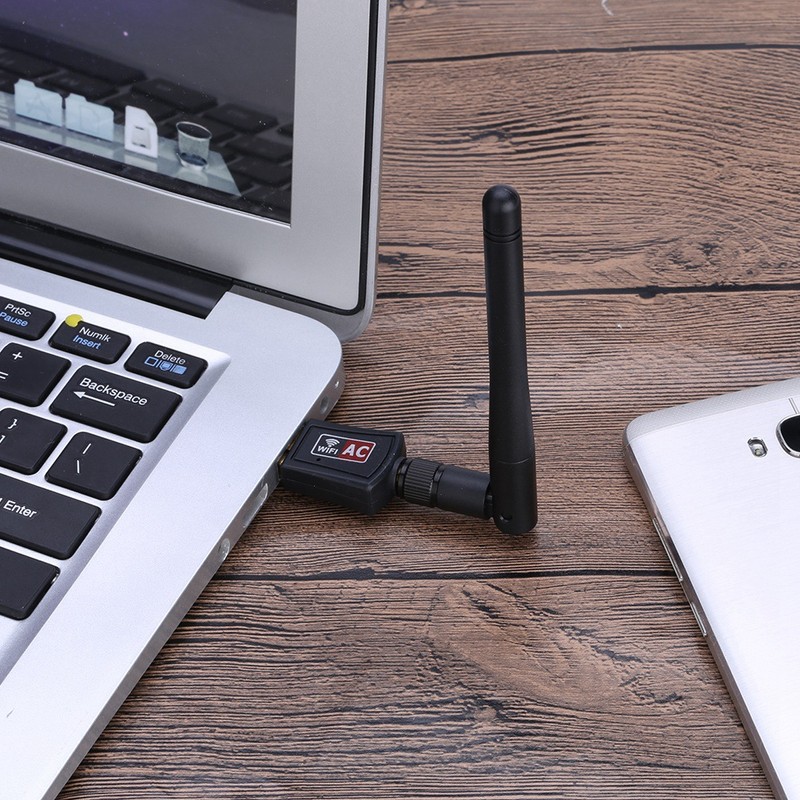 600M External Dual band 2.4G/5G Antenna WiFi USB Adapter Receiver