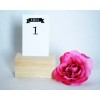 Unbranded 20- 3" x1.5" W x1/8" Slit Wedding Table Number