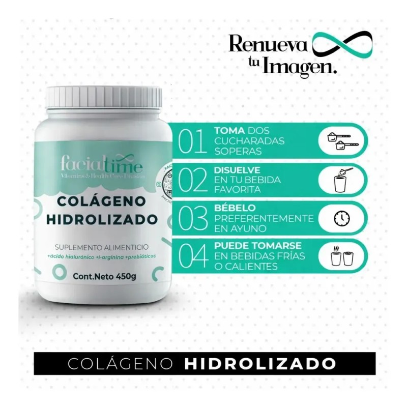 Cólageno En Polvo 450g Y Jabón Azufre 100g Pack Facial