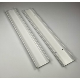 Delamu 62.8in White TV Cable Cord Cover - Cable Hider Cable Raceway - CC07