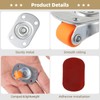 Mini Swivel Caster Wheels, 360 Rotatable, 20 PCS 0.47'' Self-Adhesive