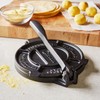Creative Home & Kitchen Cast Iron Tortilla Press, 8", Black