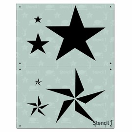 Rock Star 2 Layer - Laser Cut Stencil - Designs for Painting - Update Your Home Decor - Quality Reusable Mylar - 8.5" x 11"