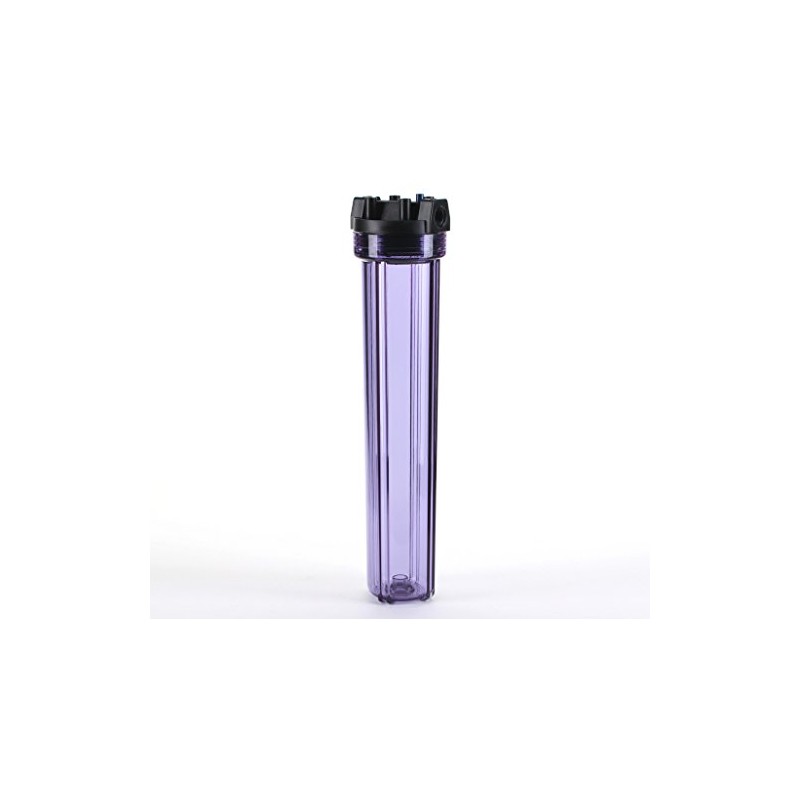 Hydronix HF5-20CLBK34PR Water Filter Housing 20" RO, Whole House, Hydroponics