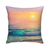 VARUN Landscape Blue Waves Beach Sunset Pillowcases Nature Ocean Seaside