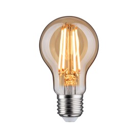 Paulmann 29187 1879 Filament 230 V 3-Step Dim LED Bulb E27 470 lm 6 W 1800 K Dimmable Gold Bulb