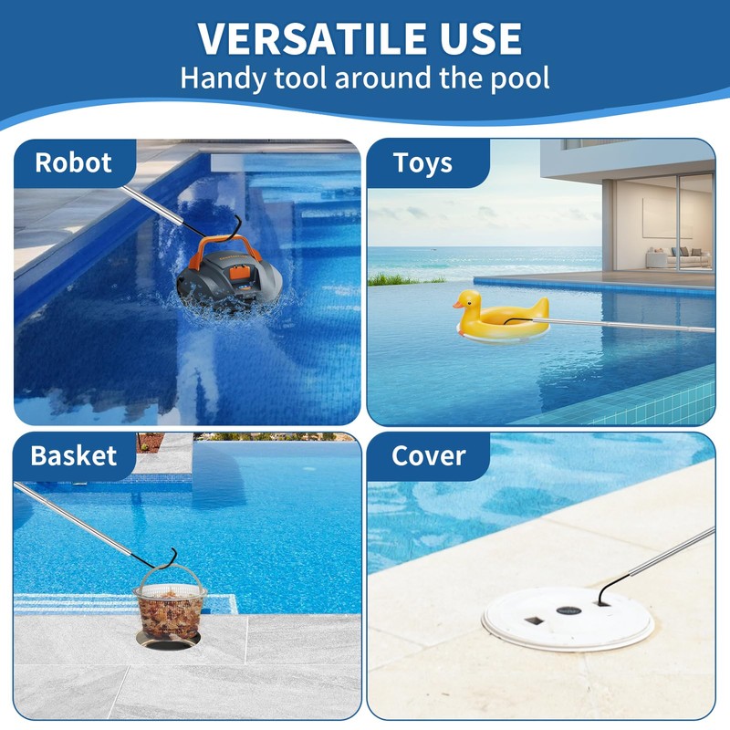 Pool Retrieval Hook for All Robotic Pool Cleaner 68" with