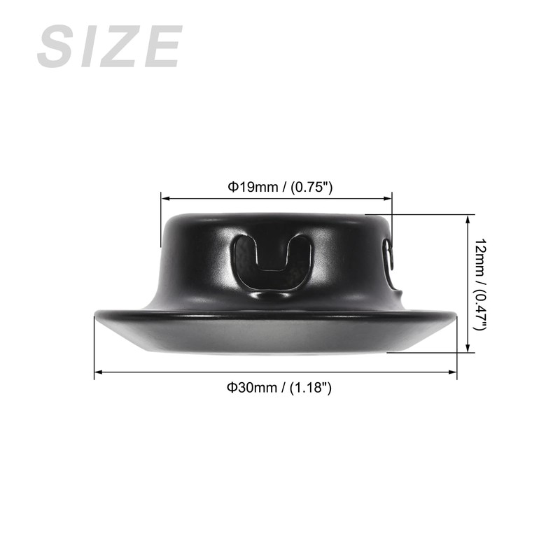 METALLIXITY Round Air Vents(Fit 19mm/0.75" Dia.) 5Pcs, Stainless Steel Circle