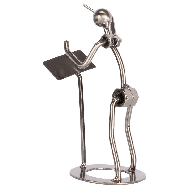 Broadway Gift 7" Silver-Tone Orchestra Conductor Figurine - Metal Orchestra