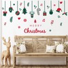 Christmas Wall Decals Xmas Wall Stickers Reindeer & Santa Claus