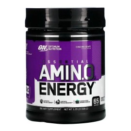 Suplemento En Polvo Optimum Nutrition Amino Energy Sabor Uva En Bote De 585g