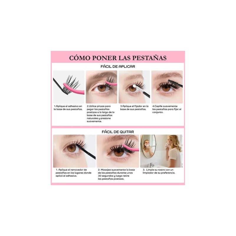 Kit De Extensiones De Pestaña 40d Neso Lash Natural Curve