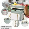 BAGNN Lunch Box for Women/Men-Insulated Lunch Bag-Expandable Double Cooler Bag-Reusable
