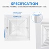 Bonsicoky 9x9 Inch Bathroom Exhaust Fan Cover