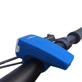 SPEED BUDDIES Rocket Bicycle Light for Children's Bicycle, StVZO Approved Bicycle Light for Children, LED, USB-C, Robust (Blue)