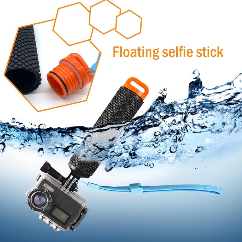 SHSHbuy Floating Camera Pod, Monopod Tripods, Non-Slip Floating Bobber Stick,