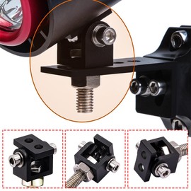 Biqing Mini Motorcycle Spotlight Bracket, Universal Motorcycle LED Headlight Expansion Mounting Bracket G90 Hole 8mm Fog Light Mounting Bracket,2PCS