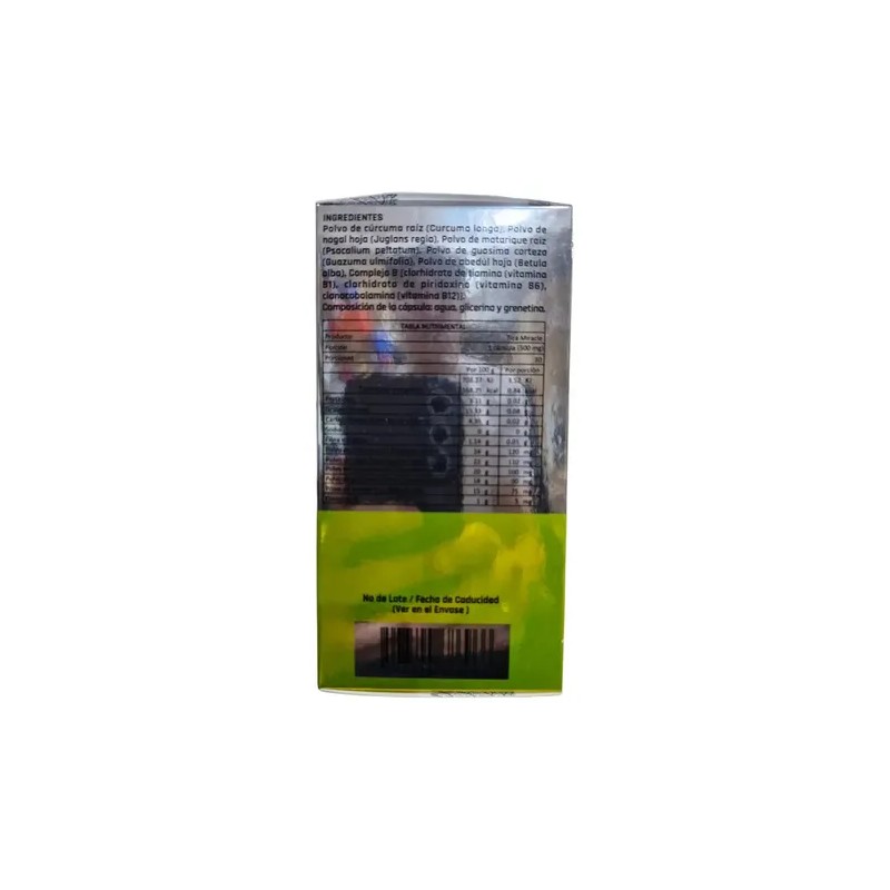 Tica Miracle Star Green 30 Caps 500 Mg Cu Importada