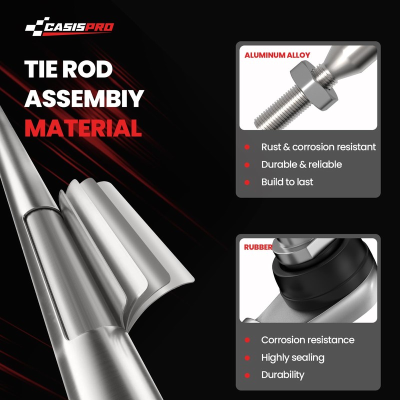 CASISPRO Golf Cart Tie Rod Assembly for EZGO TXT 2001-UP