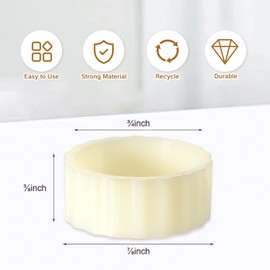 10 Packs Rubber Candle Grippers for Taper Candles Candle Hugger Gaskets and Peg Holders Stay Put Candle Huggers and Grips for Upright Fitters in Candle Holders and Cups Secure Candle Placement